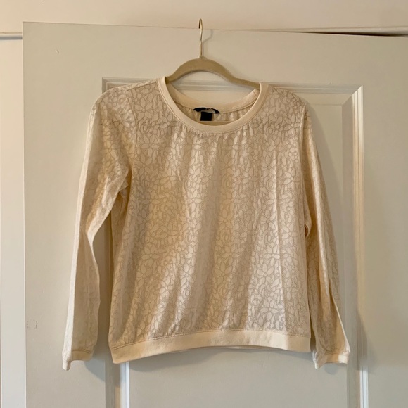 H&M cream colored light sweater - Picture 2 of 5